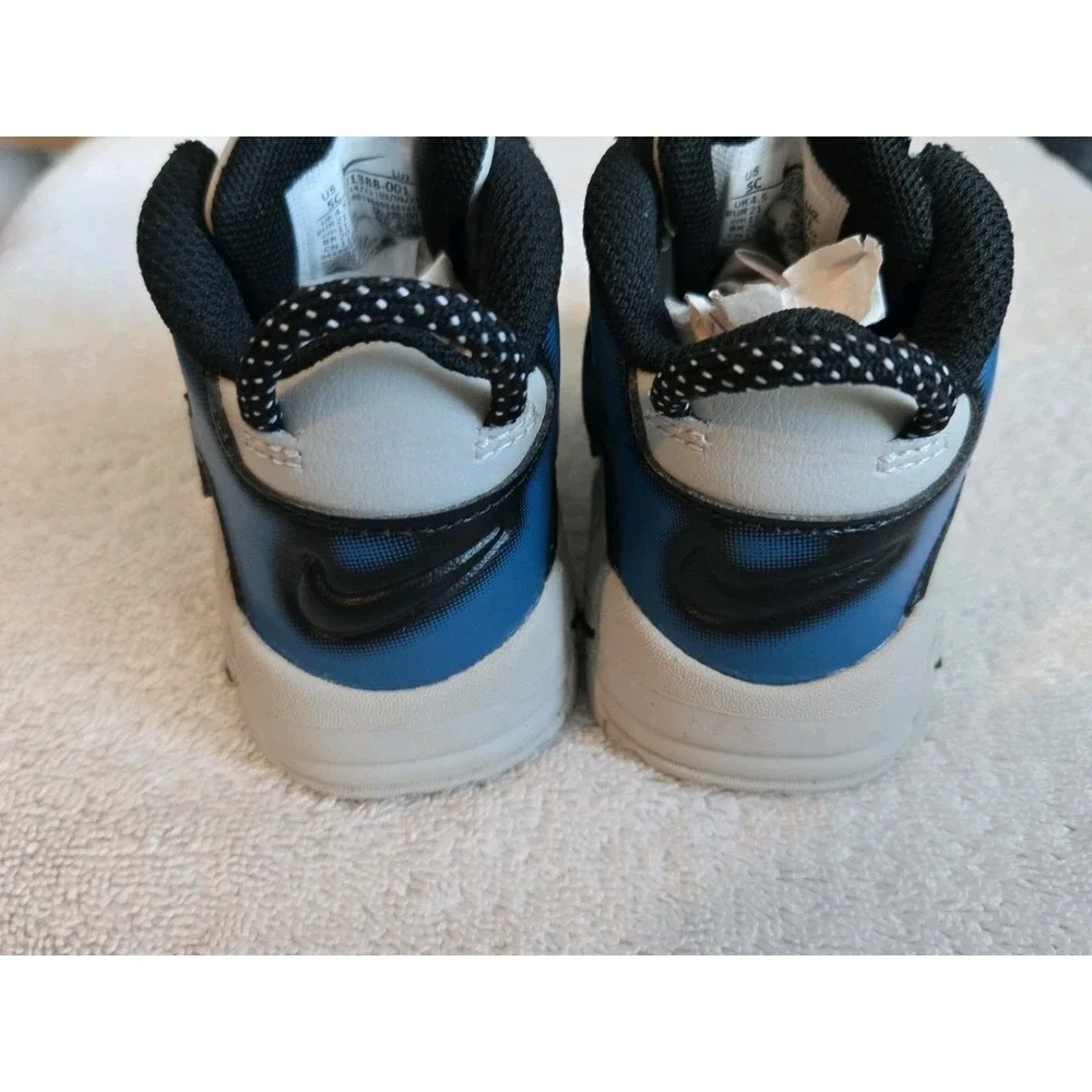 Nike Air More Uptempo 'Industrial Blue' Toddler Sneakers FJ1388-001- SZ 5 C
